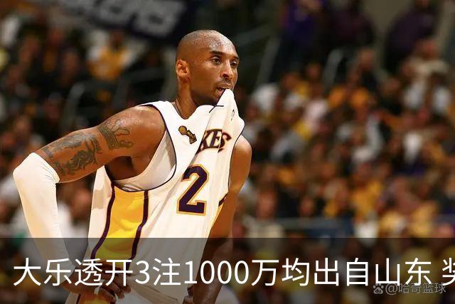 大乐透开3注1000万均出自山东 奖池升至8.35亿