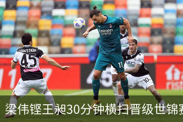 梁伟铿/王昶30分钟横扫晋级世锦赛男双决赛